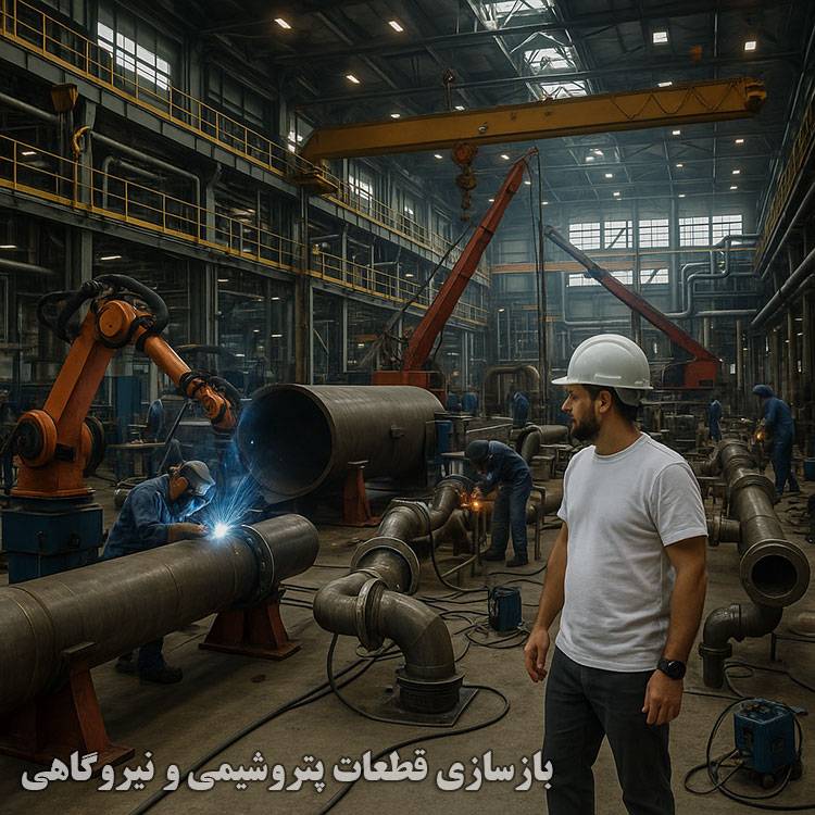 هزینه های بازسازی قطعات پتروشیمی و نیروگاهی چقدر است