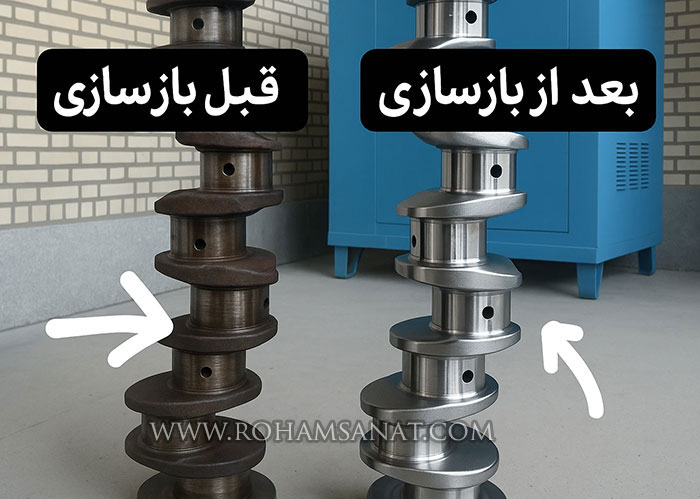 بازسازی میل لنگ هزینه بازسازی میل لنگ چقدره